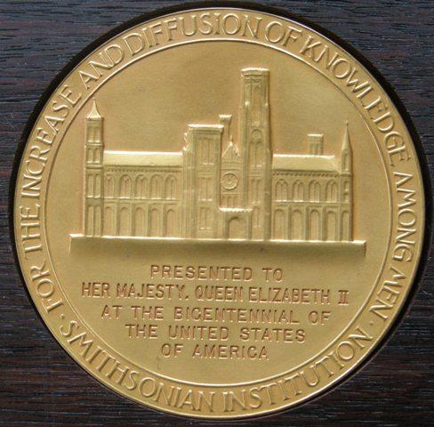 U. S. A. Medal of the Smithsonian Institution