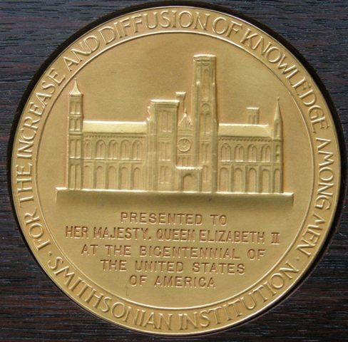 U. S. A. Medal of the Smithsonian Institution U. S. A. Medal of the Smithsonian Institution