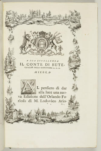 Orlando furioso di Lodovico Ariosto ; tomo 1