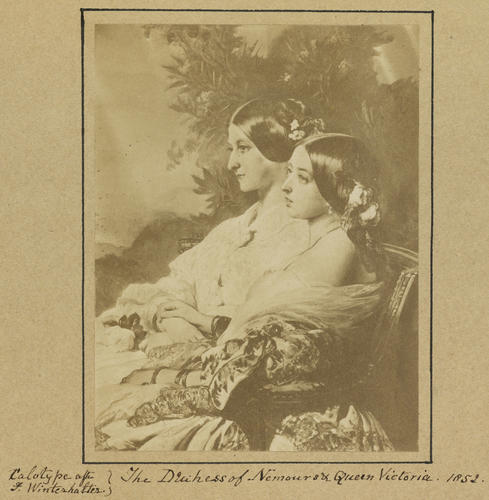 The Duchess of Nemours and Queen Victoria; 'The cousins'