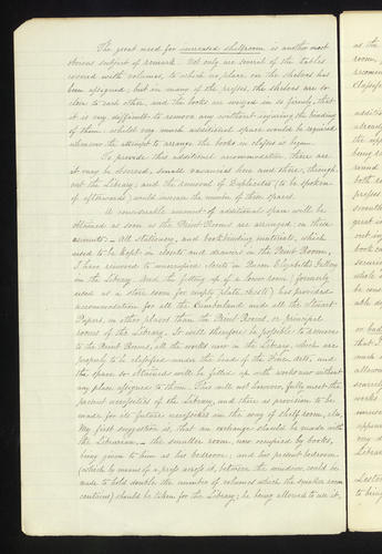 Master: Correspondence relating to the Royal Library, Windsor Castle.
Item: First report on the Royal Library Windsor Castle presented October 1860