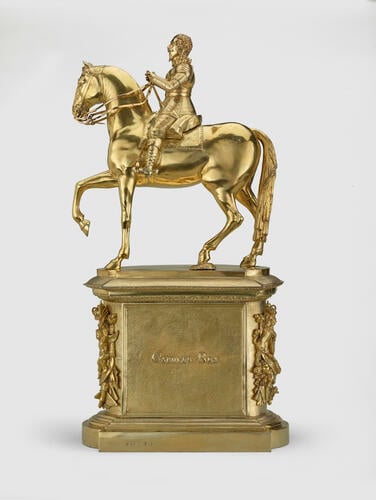 Equestrian statuette of Charles I (1600-1649)