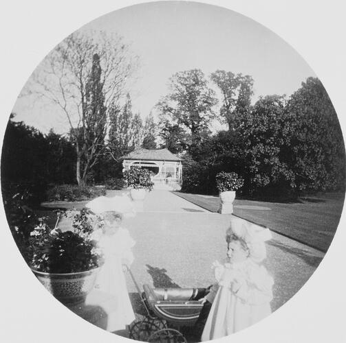 Princesses Alexandra and Maud of Fife, at Sheen Lodge