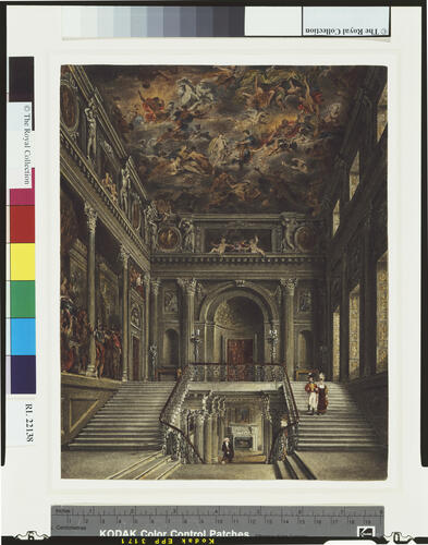 The staircase at Buckingham House