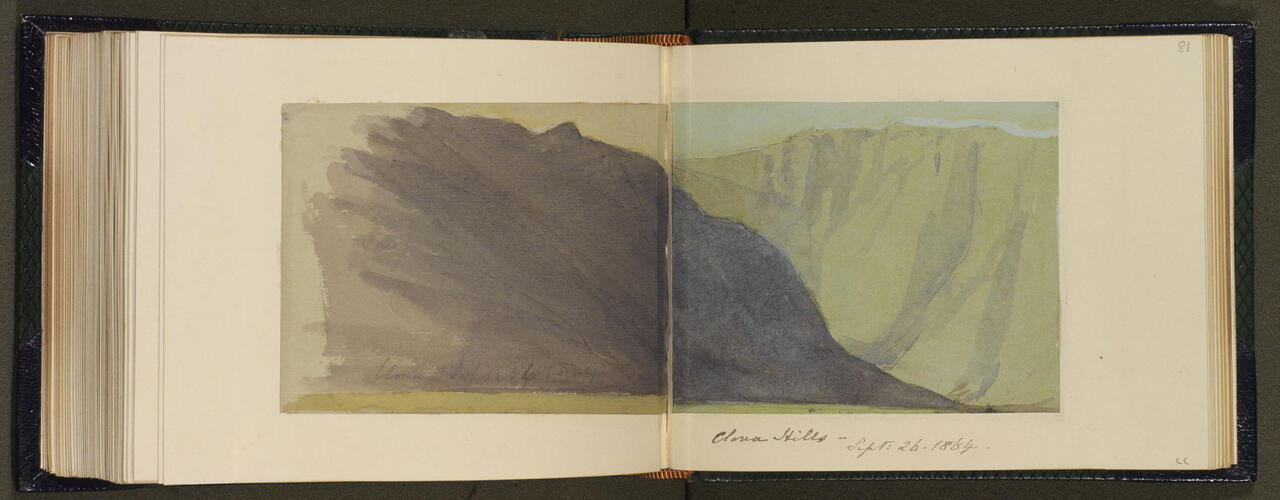 Master: SKETCHES FROM NATURE V. R. 1862 TO 1864
Item: Clova Hills
