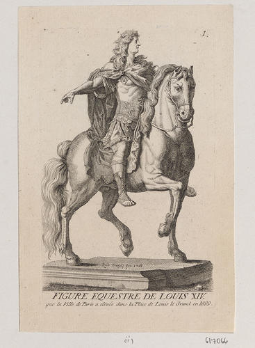 FIGURE EQUESTRE DE LOUIS XIV FIGURE EQUESTRE DE LOUIS XIV