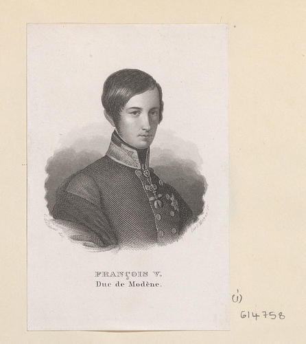 Francis V (Archduke of Austria-Este & Duke of Modena, Eldest Son of Francesco IV, Archduke of Austria-Este)