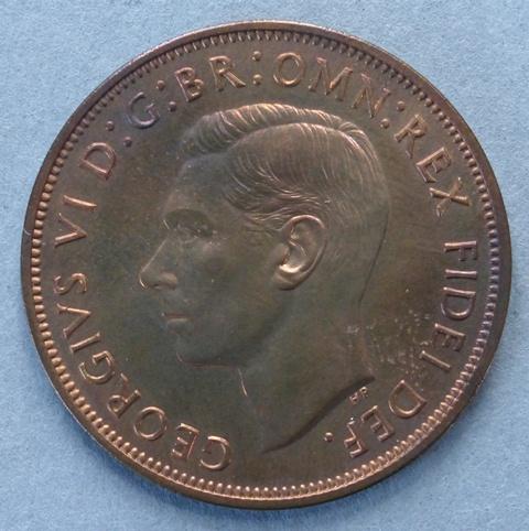 George VI Proof penny George VI Proof penny