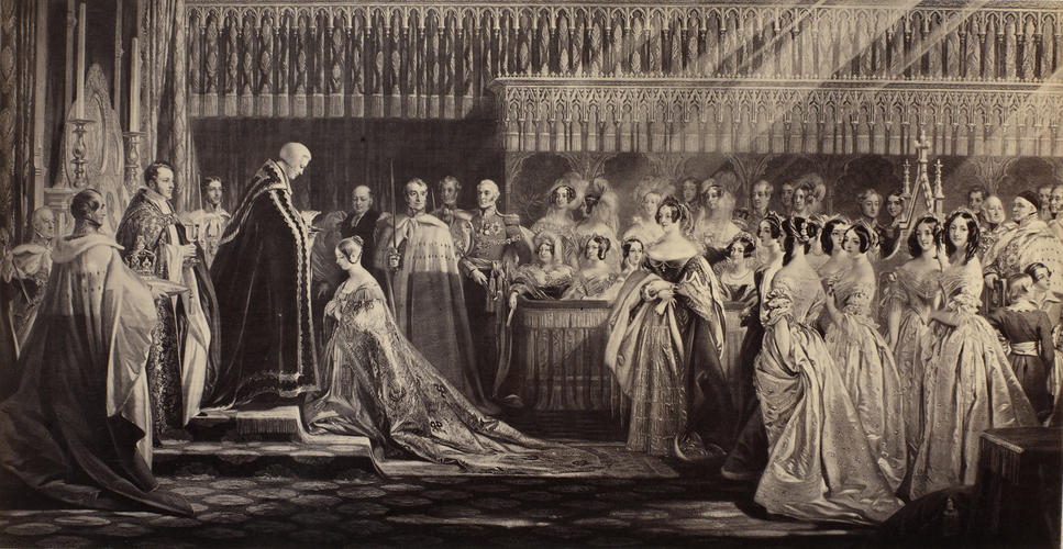 Queen Victoria Receiving the Sacrament at her Coronation Queen Victoria Receiving the Sacrament at her Coronation