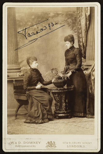 Double portrait of Princess Victoria of Wales (1868-1935) Double portrait of Princess Victoria of Wales (1868-1935)