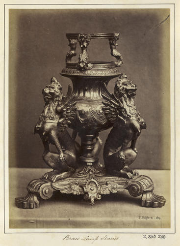 'Brass Lamp Stand'