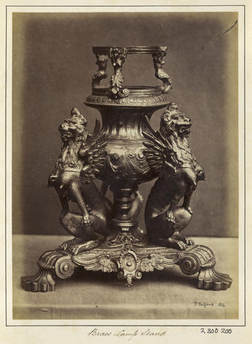 'Brass Lamp Stand' 'Brass Lamp Stand'