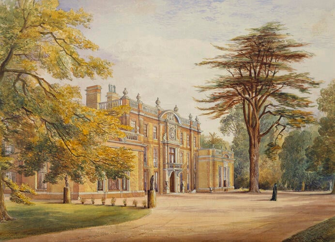 Camden Place, Chislehurst from the front drive