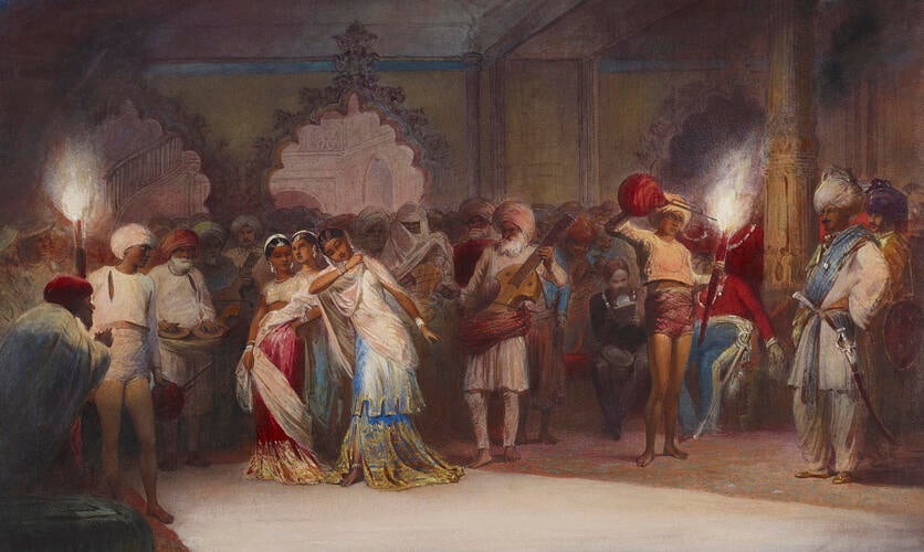 Scene at the Nautch Festival