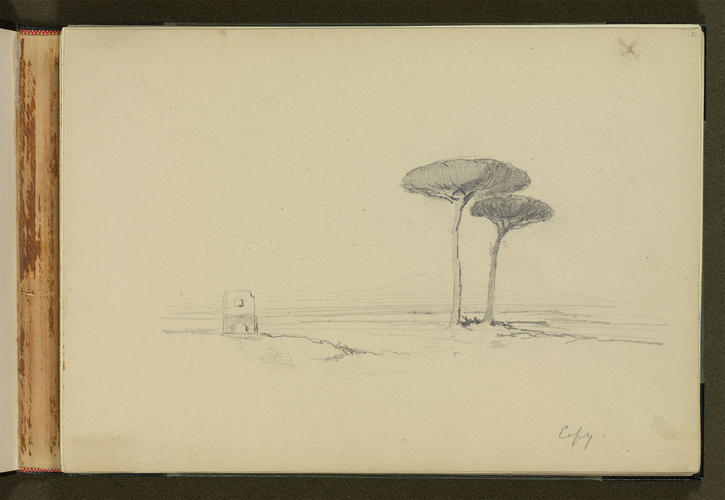 Master: SKETCHES FROM NATURE V. R. MDCCCXLV TO MDCCCLII
Item: Copy of a landscape