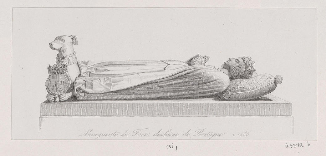 Master: [Engravings of François II, Duke of Brittany and Marguerite of Foix, Duchess of Brittany]
Item: Marguerite de Foix, duchesse de Bretagne