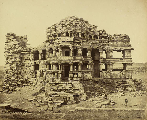 Samuel Bourne (1834-1912) - Ancient Brahaminical Temple, Gwalior ...