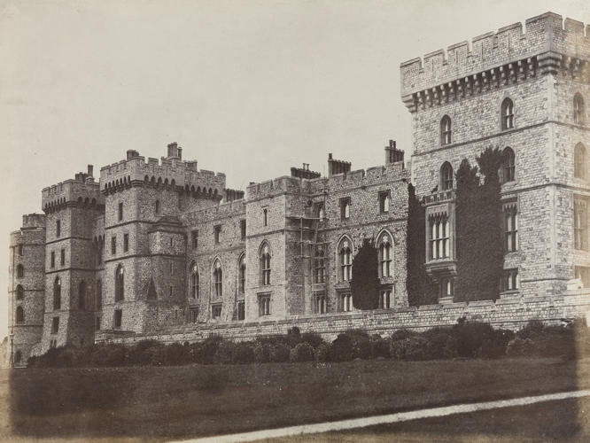 View of the south front of Windsor Castle