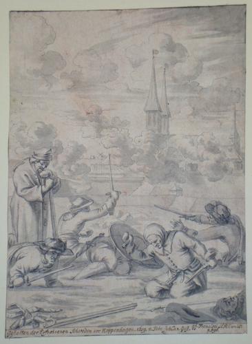 Swedish soldiers frozen to death after the battle of Copenhagen, 1659 Swedish soldiers frozen to death after the battle of Copenhagen, 1659