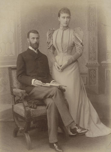 Grand Duke and Grand Duchess Serge Alexandrovitch of Russia, 1893 [in Portraits of Royal Children Vol. 41 1893-1894]