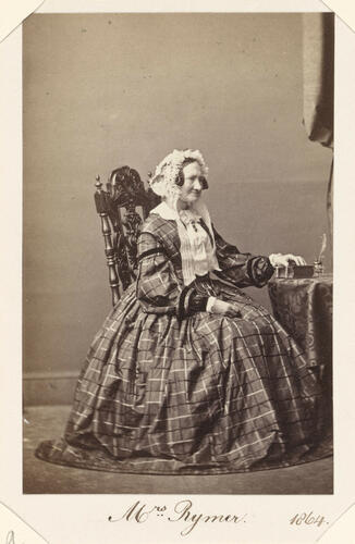 Mrs Rymer. 1864. [Royal Household Portraits. Volume 54. ]