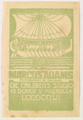 Logo for Marcus Adams's Children's Studio in London