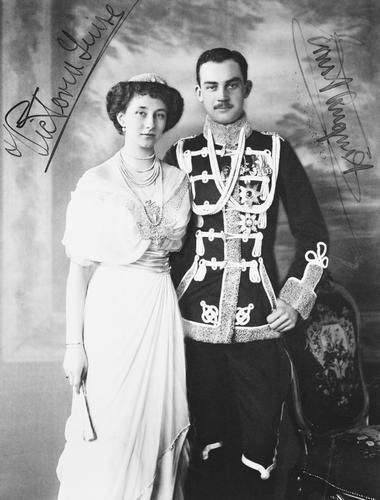 Photograph of Ernest Augustus, Duke of Brunswick and Princess Victoria Louise of Prussia, May 1913