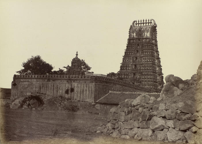 Temple of Chamoondee on the Hill at Mysore