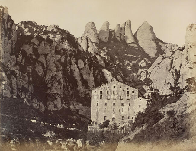 Chapel and mountain of Montserrat