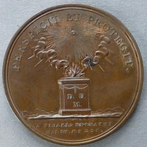 Medal commemorating the Preservation of King George III from Assassination Medal commemorating the Preservation of King George III from Assassination