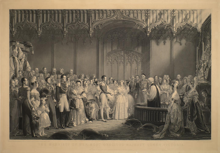Master: The Marriage of Queen Victoria. 10 Feb 1840.
Item: The Marriage of Her Most Gracious Majesty, Queen Victoria