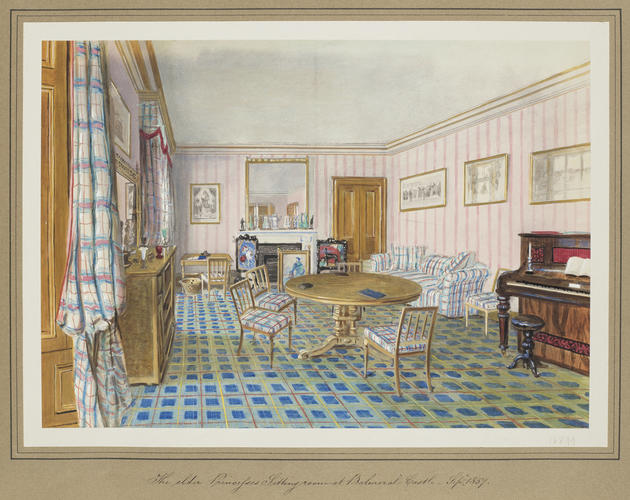 The elder Princesses' Sitting room at Balmoral Castle