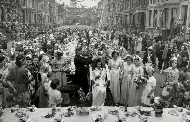 Street Party to Celebrate the Coronation, 1953