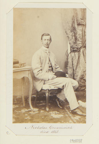 Tsesarevich Nicholas Alexandrovich (1843-65) Tsesarevich Nicholas Alexandrovich (1843-65)