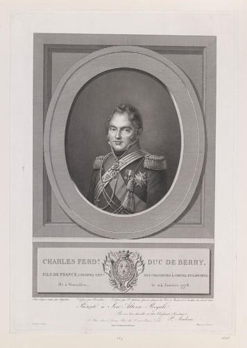 CHARLES FERD. DUC DE BERRY CHARLES FERD. DUC DE BERRY