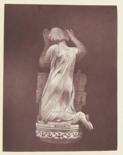 Mourning Science: A figure in the niche of Albert, Prince Consort's Cenotaph, Albert Memorial Chapel, Windsor