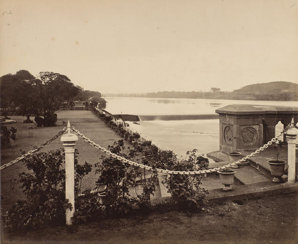 Poona, The Bund and Garden : Prince of Wales Tour of India 1875-6 Poona, The Bund and Garden : Prince of Wales Tour of India 1875-6
