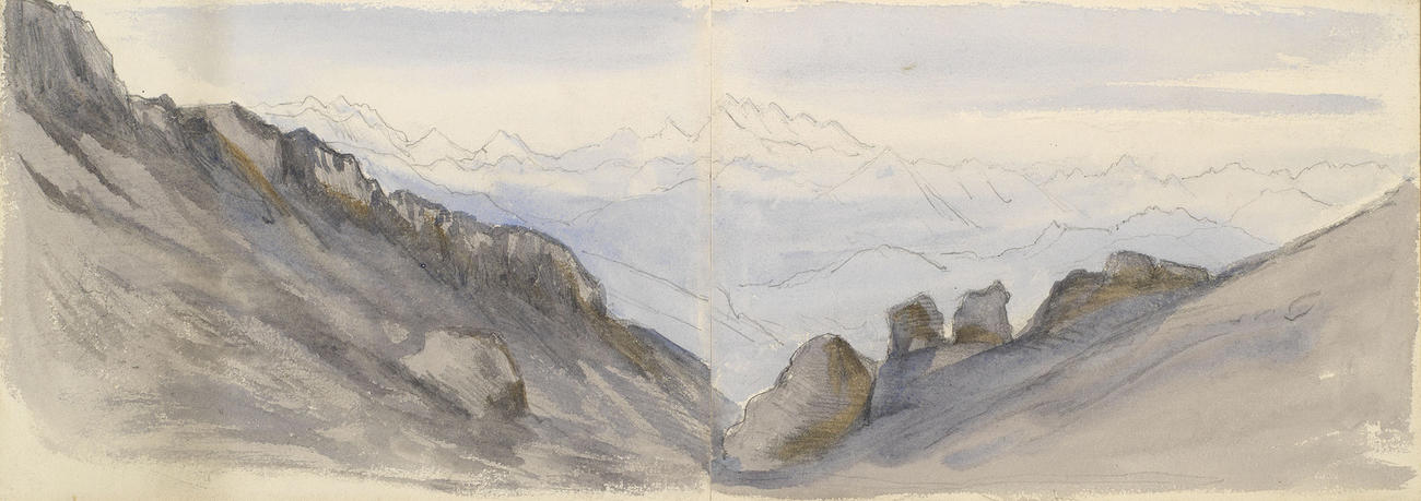 A view of mountains