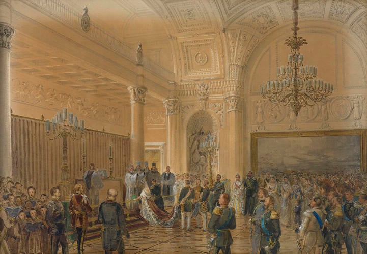 Marriage of Alfred, Duke of Edinburgh and the Grand Duchess Marie Alexandrovna of Russia, St Petersburg, 23 January 1874: The Anglican Ceremony