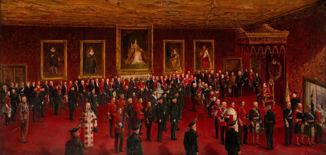 The First Levee of King Edward VII at the Palace of Holyroodhouse, 12 May 1903