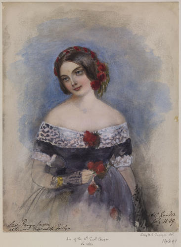 Lady Frances Cowper (1820-1880), July 1839 Lady Frances Cowper (1820-1880), July 1839