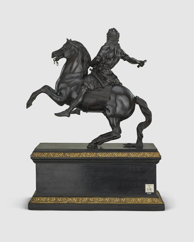 Equestrian statuette of Louis XIV