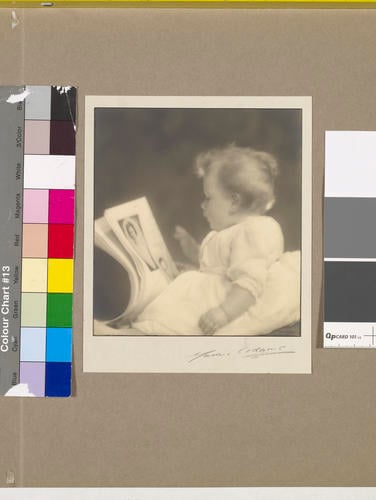 Princess Elizabeth (b. 1926) looking at pictures of her parents, 20 January 1927 Princess Elizabeth (b. 1926) looking at pictures of her parents, 20 January 1927