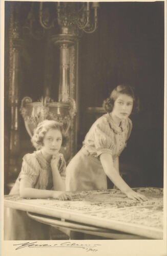 Princesses Elizabeth and Margaret, 1941
