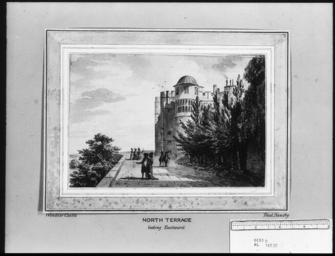 The North Terrace, Windsor Castle, looking East