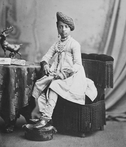 Shivaji IV, Raja of Kolhapur (1863-83): Prince of Wales Tour of India 1875-6