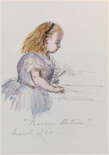 Master: Sketches of the Royal Children by V. R. from 1841-1859
Item: Princess Beatrice