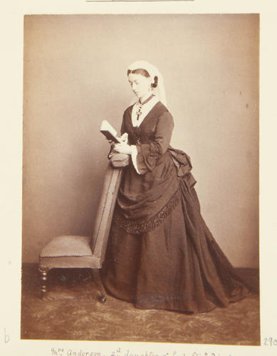 Mrs Anderson, 2nd Daughter of Lady Elizabeth Pringle [Photographic Portraits Vol. 4/62 1861-1876]
