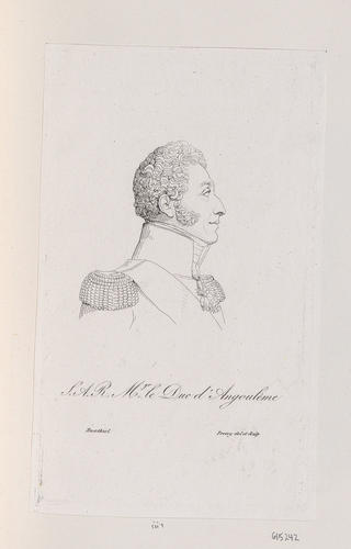 S. A. R. Mr. le Duc D'Angoulême S. A. R. Mr. le Duc D'Angoulême