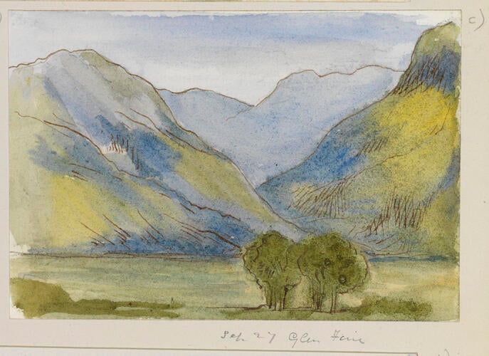 Master: SKETCHES BY QUEEN VICTORIA II
Item: Glen Fyne